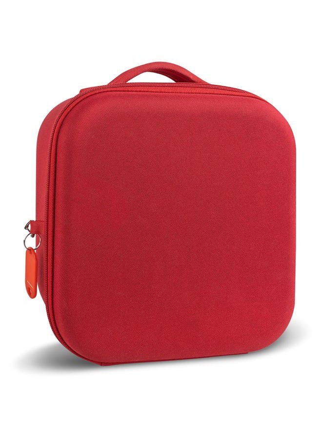 Linkidea Hard Shell Lunch Box for Kids, Insulated Lunch Tote Bag for School, Portable Lunchbox with Hard Liner Inside for Easy Clean Up, Personalized Name Tag Included (Red) - Image 1
