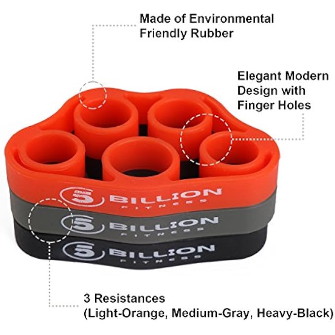 BF Hand Strength Grip & Finger Stretcher - Strength Trainer For Golf Grip, Guitar Finger, Forearm Exercise, Cycling, Climbing, Prevention And Rehab - Image 5