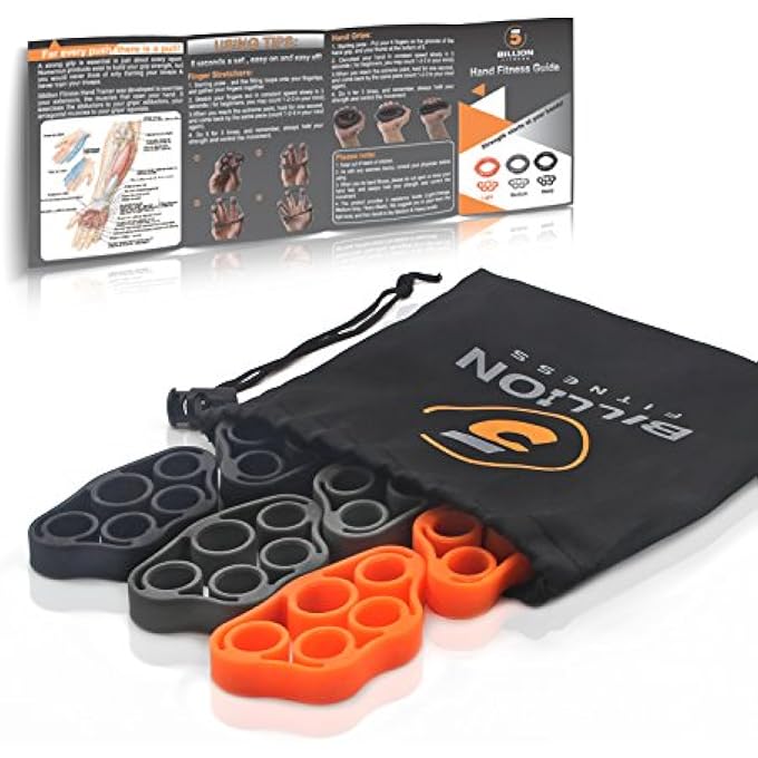 BF Hand Strength Grip & Finger Stretcher - Strength Trainer For Golf Grip, Guitar Finger, Forearm Exercise, Cycling, Climbing, Prevention And Rehab - Image 3