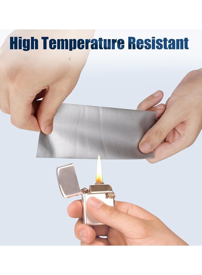 2-Pack Duct Tape Heavy Duty Waterproof Silver, Total Strong Adhesive Duct Tape No Residue Bulk(20m*5cm) - Image 4