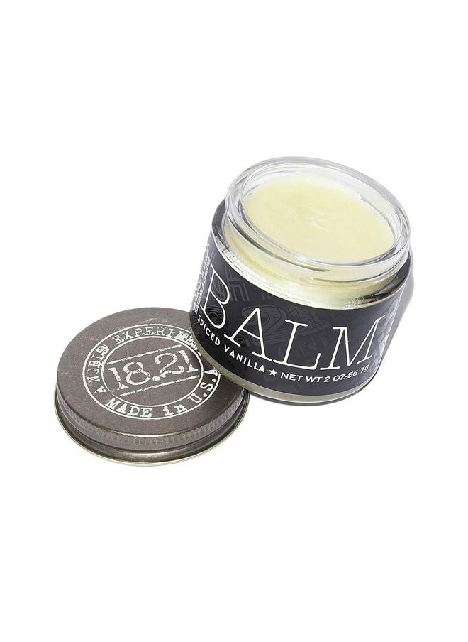 18.21 Man Made 8.21 Man Made Beard Balm For Men Spiced Vanilla 2 Fl. Oz Premium Grooming Cream With Low Shine For Conditioning And Shaping Beards Mustaches Scented Facial Hair Balms Longlasting Moisture  - Image 2