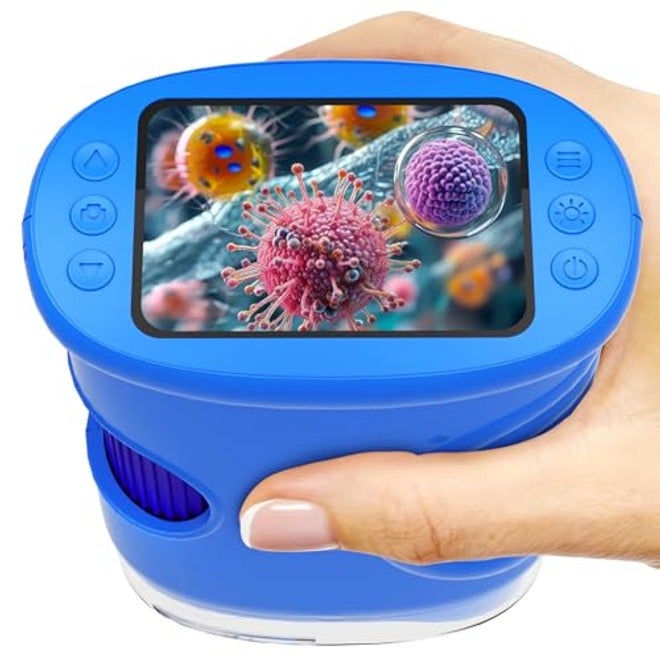 1000X Handheld Digital Microscope for Kids, Pocket Microscope with 2.0" IPS Screen, STEM Toys Birthday Gifts for Girls Boys Child, Portable Edu Science Kits Toddler - Image 1