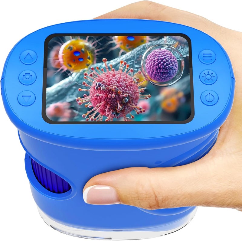 1000X Handheld Digital Microscope for Kids, Pocket Microscope with 2.0" IPS Screen, STEM Toys Birthday Gifts for Girls Boys Child, Portable Edu Science Kits Toddler - Image 2