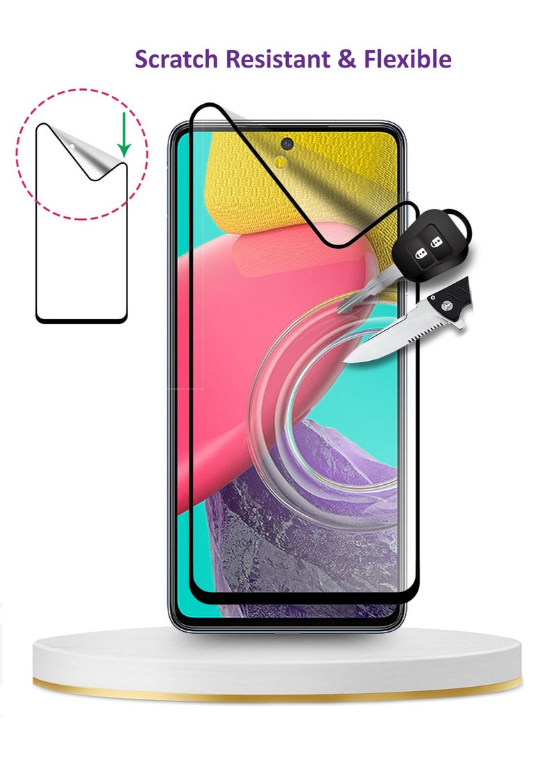 Wtech 9D Full Coverage Matte Ceramics Screen Protector For Samsung Galaxy M53 5G / M54 5G Clear/Black - Image 5
