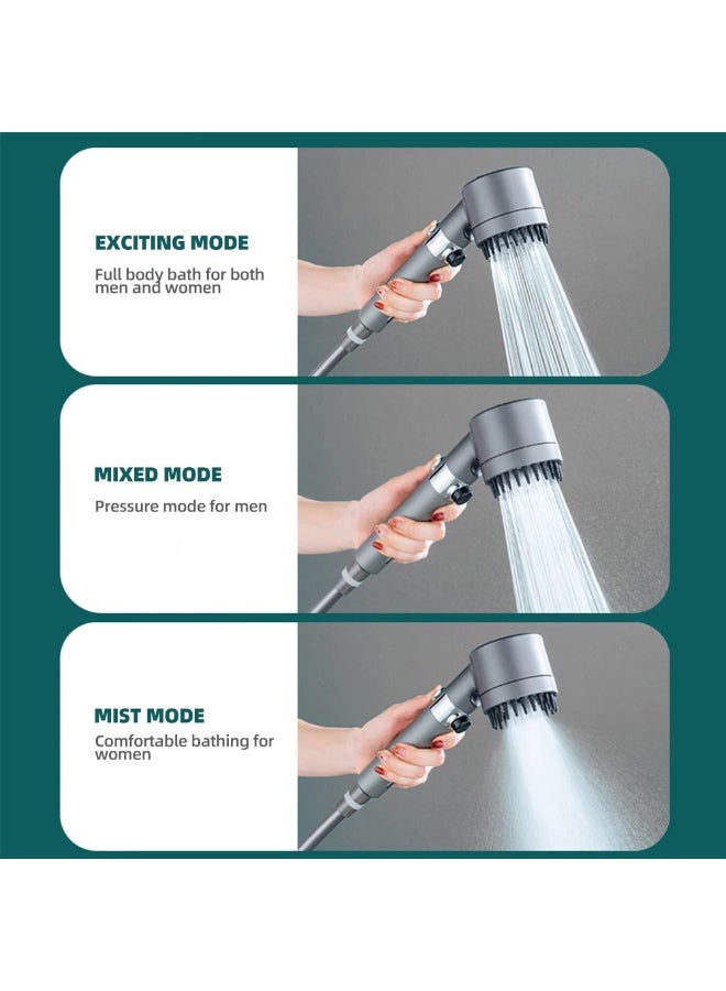 ARSAR PLUS Shower Head with Handheld – High Pressure 3 Spray Modes with Built-in Water Filter and ON/OFF Switch - Image 2