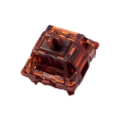 GATERON Phantom Brown Keyboard Switches Tactile 55gf RGB LED Factory Prelubed Key Switches for MX Mechanical KeyboardBrown 110PCS - Image 1