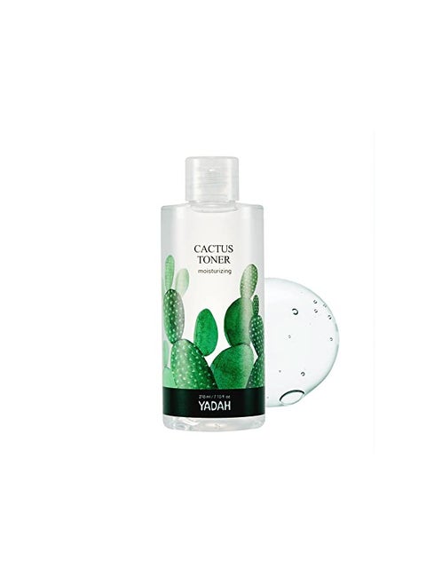Yadah Cactus Toner 7.1 Fluid Ounce, Cruetly Free Prickly Pear Hypoallergenic Moisturizing Skin Care