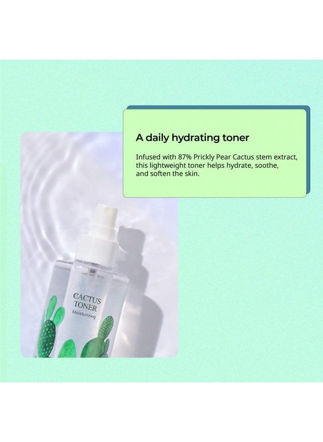 Yadah Cactus Toner 7.1 Fluid Ounce, Cruetly Free Prickly Pear Hypoallergenic Moisturizing Skin Care