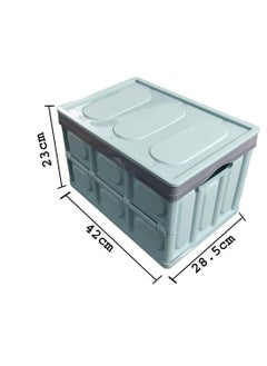GTC GTC® Multi-Function Collapsible Car Trunk Stackable Storage Organizer Box 36283-2 (Small, Blue)  - Image 3