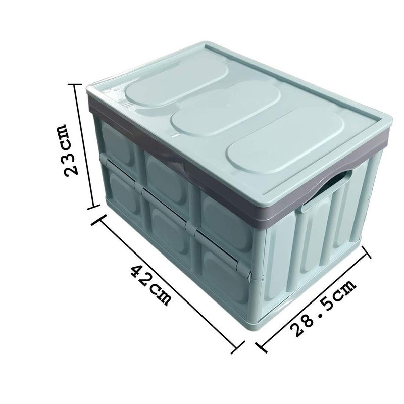 GTC GTC® Multi-Function Collapsible Car Trunk Stackable Storage Organizer Box 36283-2 (Small, Blue)  - Image 3