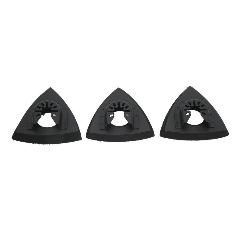Triangle Sanding Pad for Oscillating Multitool - 3-Pack ABS and Stainless Steel Detail Sander Attachment for Corner and Tight Area Grinding - Image 2