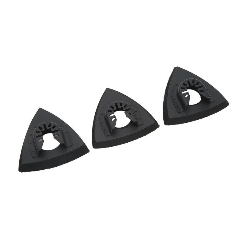 Triangle Sanding Pad for Oscillating Multitool - 3-Pack ABS and Stainless Steel Detail Sander Attachment for Corner and Tight Area Grinding - Image 4