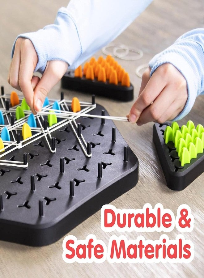 JBM ENTERPRISE Big Triangle Chinese Checkers Board Game for Kids & Family | 2-6 Player Strategy Puzzle Game | Brain Teaser Board Game for Boys,Girls & Family Age 5+ | Indoor Fun Game Set - Image 3