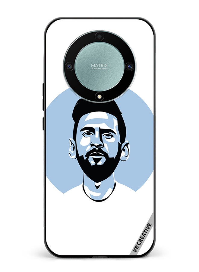 VR CREATIVE Protective Case Cover For Honor X9b Lionel Messi Vector Design Multicolour - Image 1