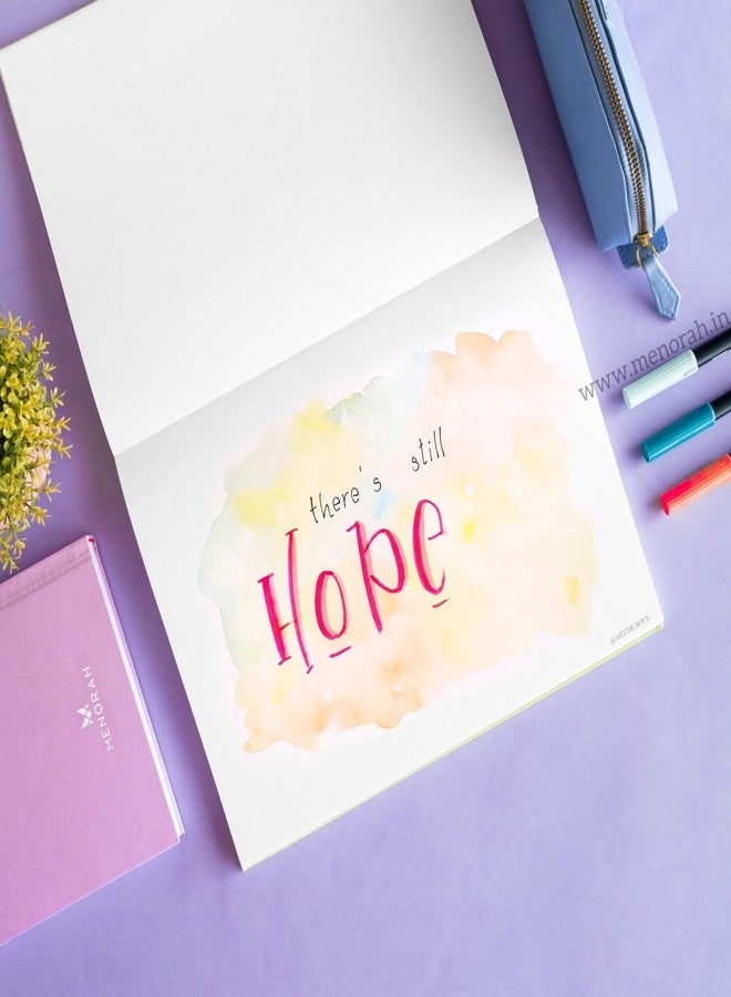 MENORAH مينورا - دفتر رسم A4 - 140 غرام/متر مربع - (58 ورقة / 116 صفحة) - (المقاس: 29.7 سم × 21.0 سم) - دفتر رسم فني - مصنوع يدويًا بالكامل - دفتر رسم كاساتا (أخضر تفاحي - وحيد القرن) - بورتريه - Image 5