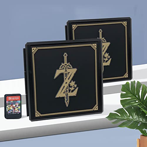 doepeBAE Switch Game Card Case - Portable Hard Shell Storage with 12 Card Slots (Z Black) - Image 5