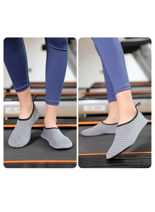 BUPY Water Shoes for Women Men Kids, Barefoot Quick-Dry Aqua Water Socks Slip-on Swim Beach Shoes for Snorkeling Surfing Kayaking Beach Walking Yoga - Image 3