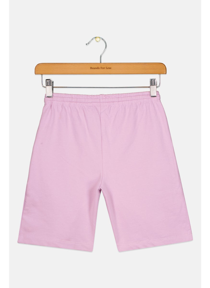 nickelodeon - Kids Girl Garfield Basic Short, Lavender - Image 1