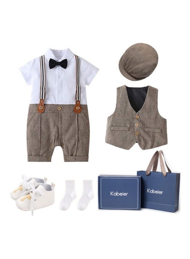 طقم ملابس رسمية للأطفال مع صندوق هدايا