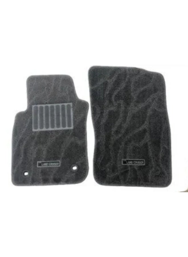 generec Toyota Land Cruiser Pickup Floor Mats Polypropylene Anti Slip Easy Clean Car Interior Protective Mat Set - Image 2
