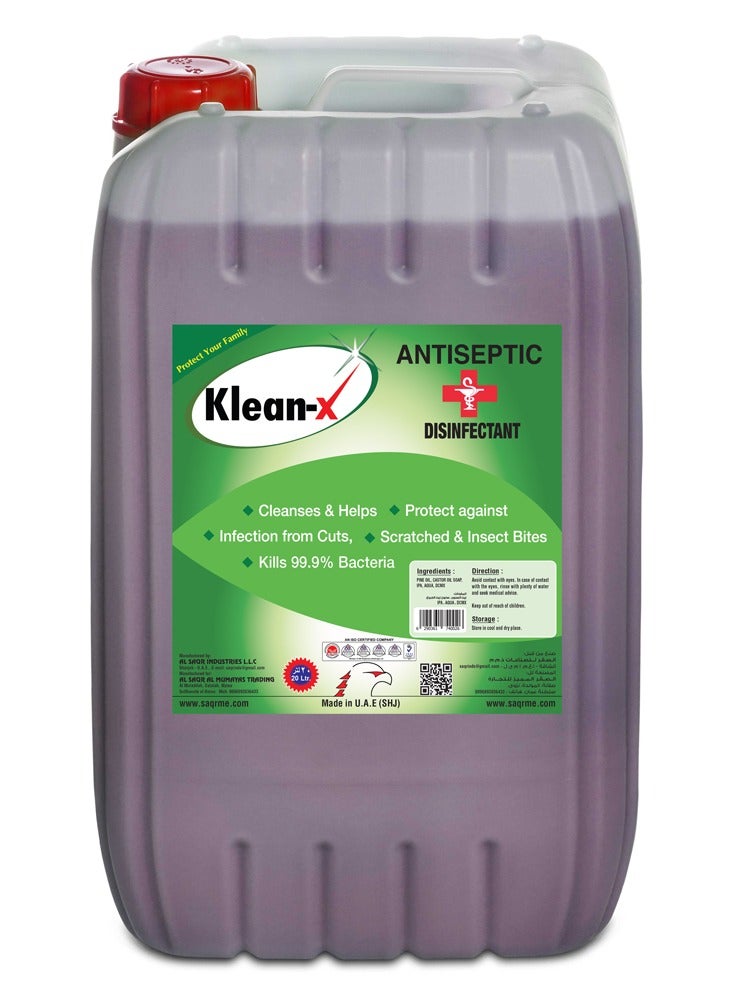 Klean-X Antiseptic Disinfectant 20 Litred - Image 1