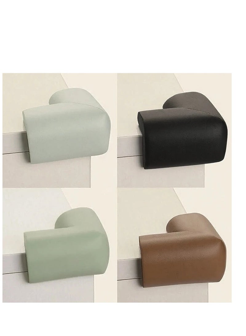 zoba (4 Pack) Baby Corner Protectors Furniture Corner Guards and Safety Edge Bumpers - Baby Protective Cushion to Cover Sharp Furniture and Table Edges with Double-Sided Tape - Image 1