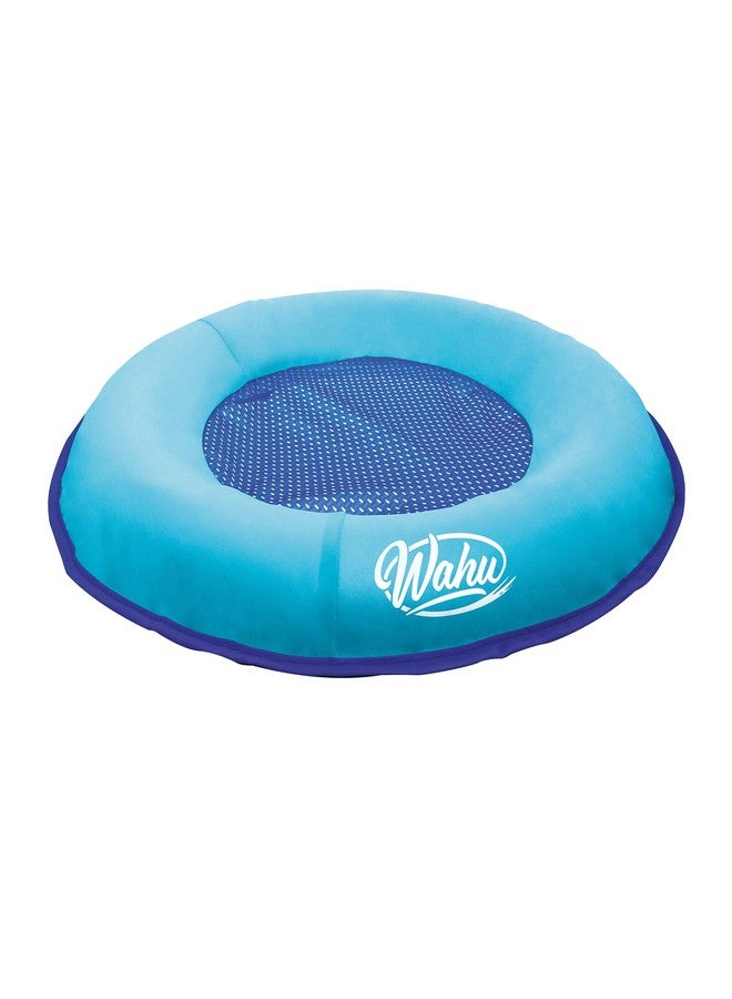 Wahu Hydro Pod Versatile Pool Float with Carrying Bag, 21" Round Portable Pool Float for Adults and Kids Ages 8+, Light Blue/Blue - Image 1