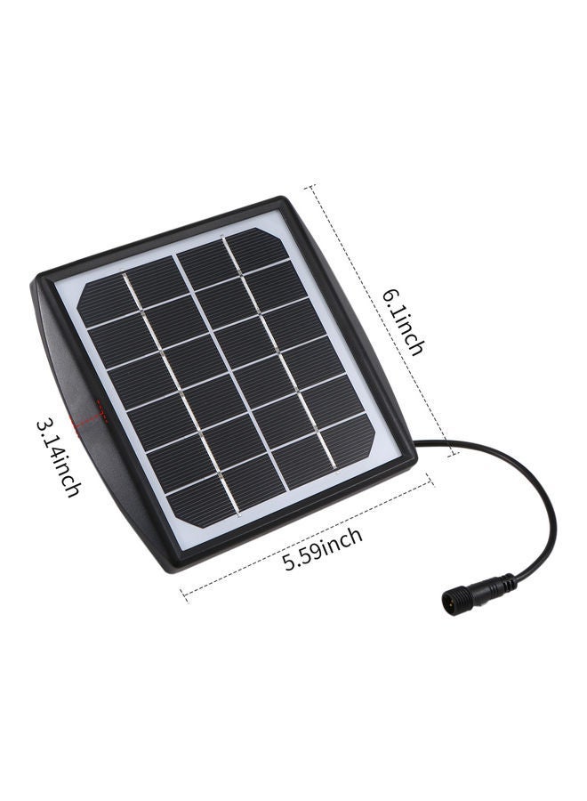 NIBEMINENT Outdoor Solar Powered Fountain Pump Black - Image 3