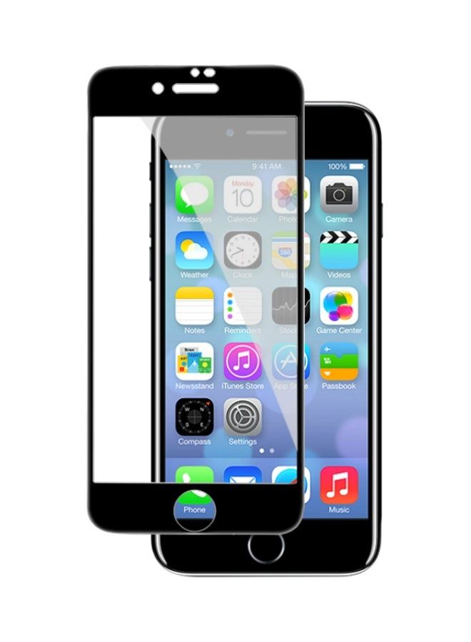 IAF Tempered Glass Screen Protector For Apple iPhone 8 Clear/Black