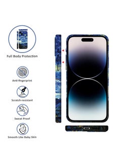 Apple iPhone 15 Art Oil Painting Phone Case - Van Gogh Starry Night - Full Pack Frosted Cool Creative Lens Anti Drop Case - pzsku/Z5E8929AFD6F45929D27FZ/45/_/1709790728/583e7327-df3e-4864-a209-74558d541557