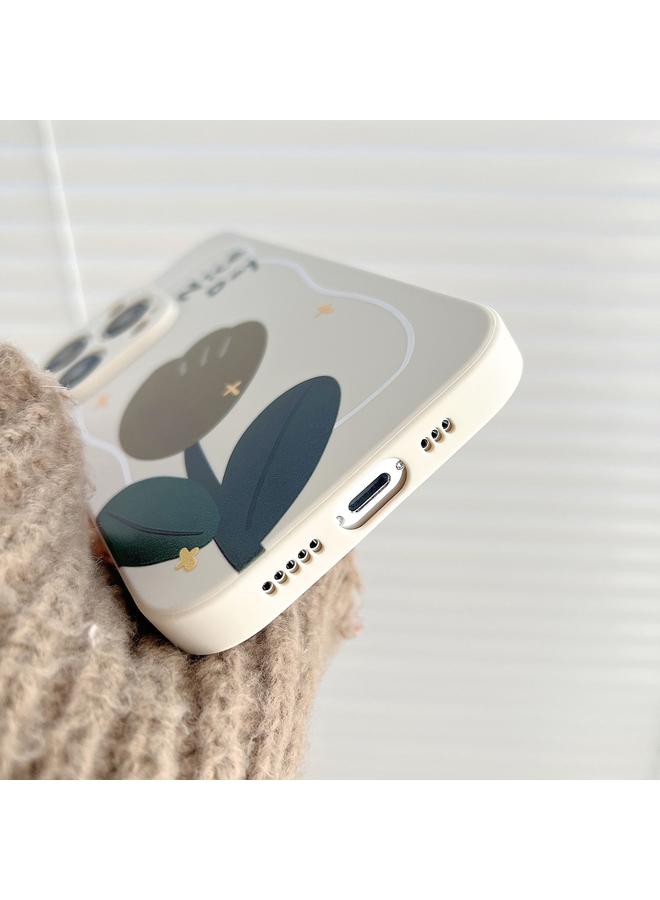 زبون جراب لهاتف iPhone 12 Pro، جراب هاتف من السيليكون السائل بحافة مستقيمة - Image 5