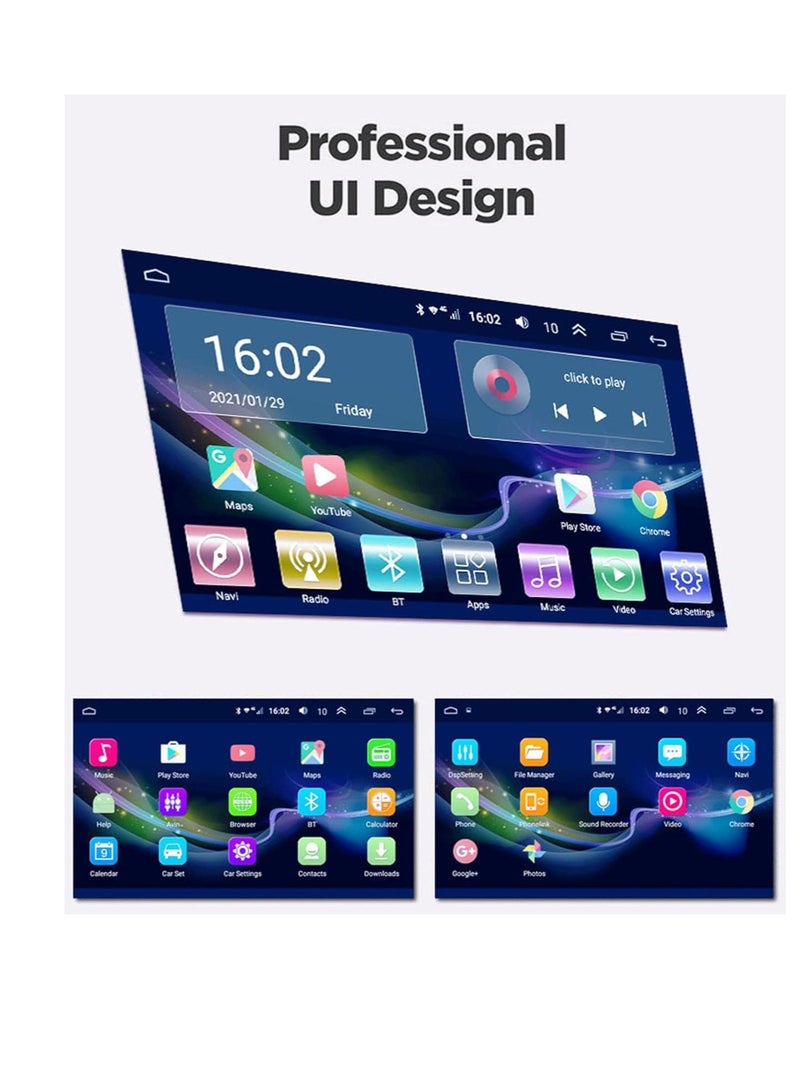 Android 10 Car Stereo for Toyota Innova 2007-2014 Radio Multimedia Player 9'' Touch Screen GPS Navigation Bluetooth FM SWC MirrorLink USB WIFI with Rear Camera,Automatic-4+64G - Image 2