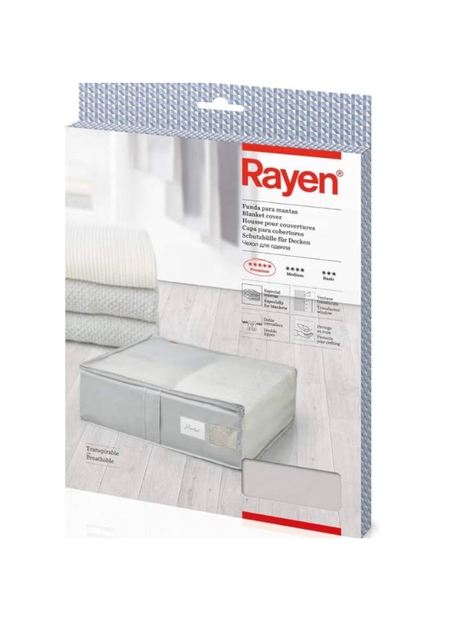 ريان غطاء بطانية فاخر من راين – مقاوم للغبار والرطوبة، مقاس 55×65×20 سم – خامة قوية تحفظ البطانيات نظيفة ومرتبة. - Image 1