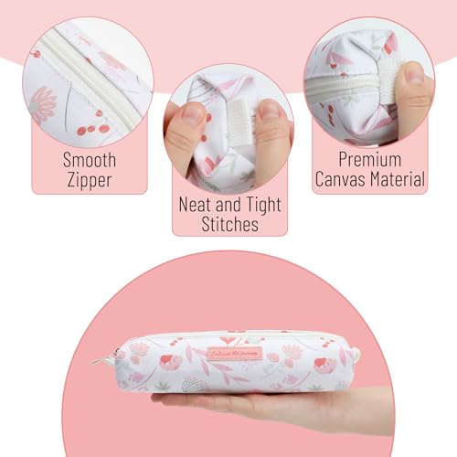 Mr. Pen- Cute Pencil Case Pouch, Spring Design, Multipurpose Canvas Bible Pencil Pouch - Image 4