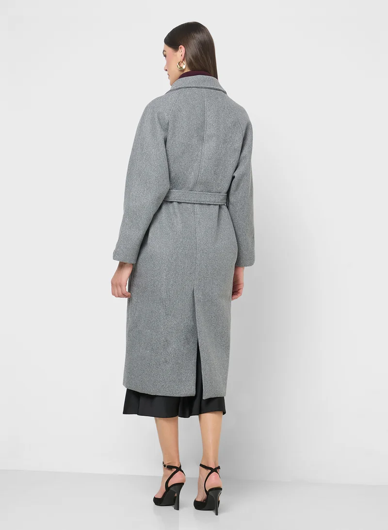 ايلا Self Tie Over Coat