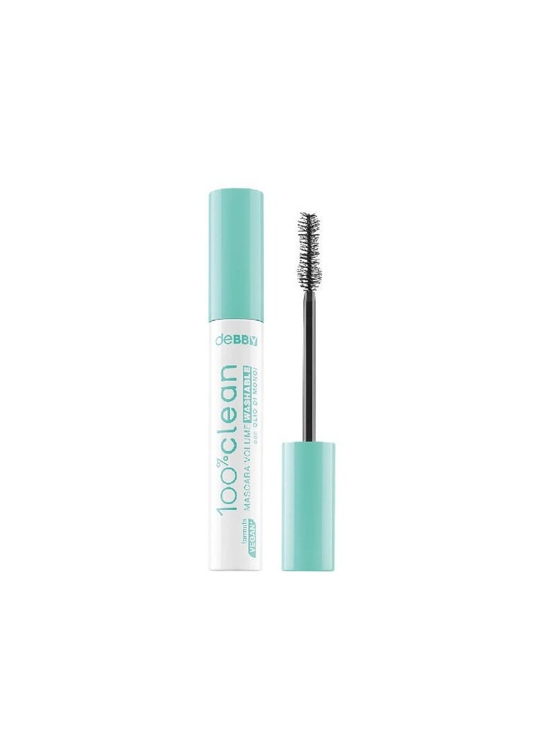 DEBBY 100% CLEAN MASCARA VOLUME WASHABLE