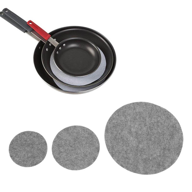 Felt Plate Dividers 10mm Thick Soft Felt Fabric - Cuttable Washable Reusable Dividers for Dinnerware Storage Ceramic Dishes Bakeware Protection - Image 1