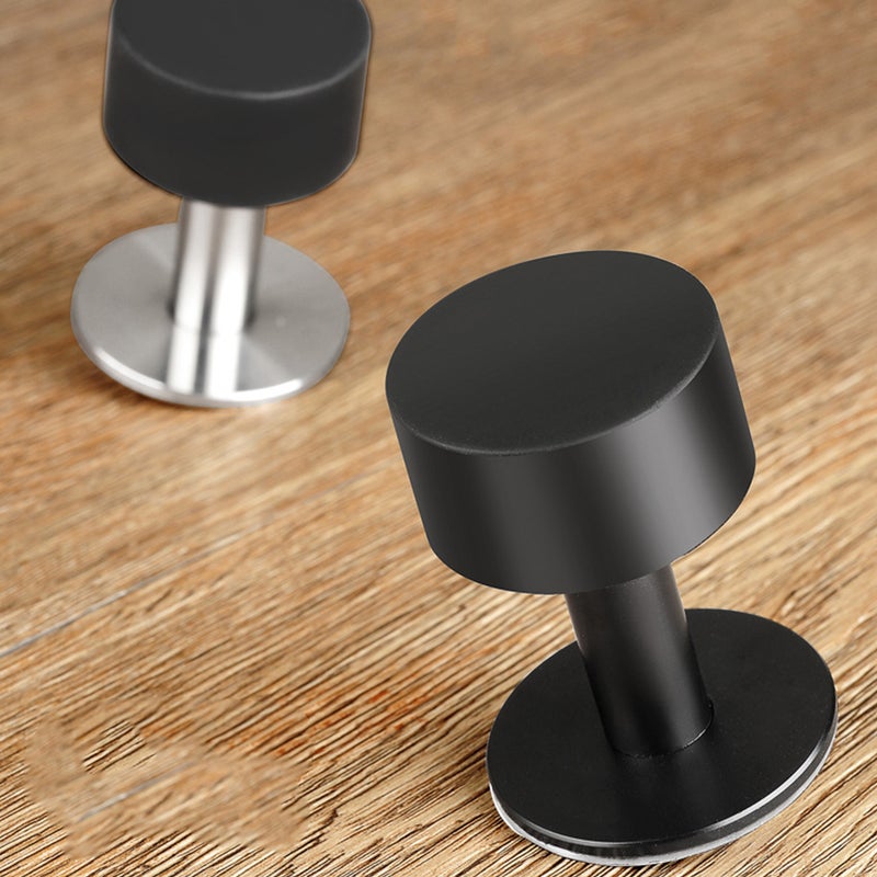 2pcs Bumper Wall Protector Heavy Duty Stainless Door Dampening Door Stops - Image 4