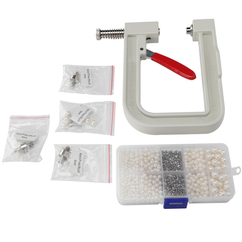 Pearl Setting Hand Press Machine Kit DIY Clothe Hat Shoes Decoration Hand‑Made Accessories - Image 2