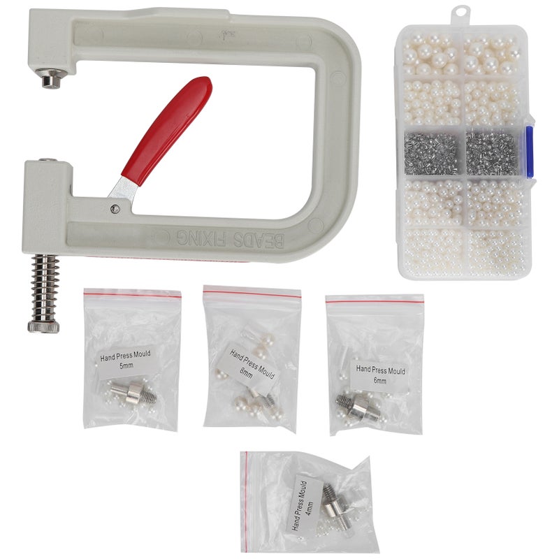 Pearl Setting Hand Press Machine Kit DIY Clothe Hat Shoes Decoration Hand‑Made Accessories - Image 5