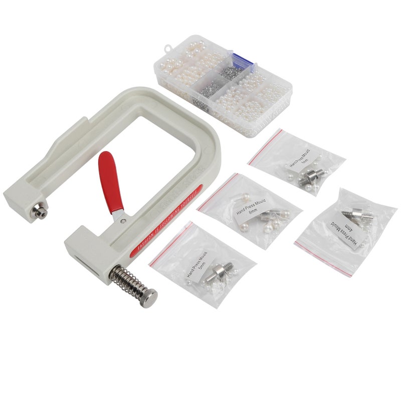 Pearl Setting Hand Press Machine Kit DIY Clothe Hat Shoes Decoration Hand‑Made Accessories - Image 3