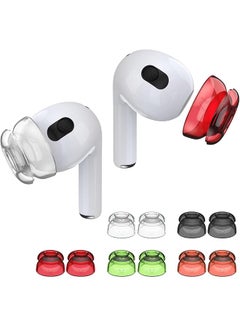 erorex Compatible With Airpods 2 Airpods 3 Earbuds Cover Airpods Silicone Ear Tips Accessories Compatible With Airpods 3Rd Generation And Airpods 2 And Airpods1 5 Pairs  - Image 1