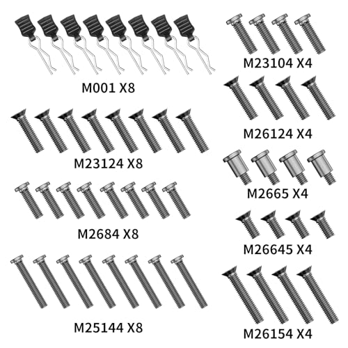 HYPER GO KS001 RC Car Accessories Screw and Clips Spare Parts RC Vehicle Screw for All 114 116 Scale - Image 5