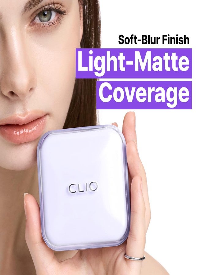 CLIO PROFESSIONAL CLIO Kill Cover Mesh Blur Cushion Foundation, Flawless Full Coverage, Pore Blurring Semi-Matte Finish, Lightweight, Oil-Control for Oily & Sensitive Skin, Korean Foundation (21N LINEN) - Image 2