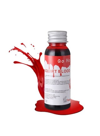 Fake Blood Makeup(1 oz),Realistic Effects Fake Blood Washable for Scar Wound and Clothes,Easy Dry Flow Fake Blood for Eyes Drips Nose Bleeds,Halloween Blood for Cosplay SFX Zombie Vampire Specia - pzsku/Z5E89DA62BB7600754308Z/45/_/1686872506/c786f827-c460-4d0e-97eb-28b753813507