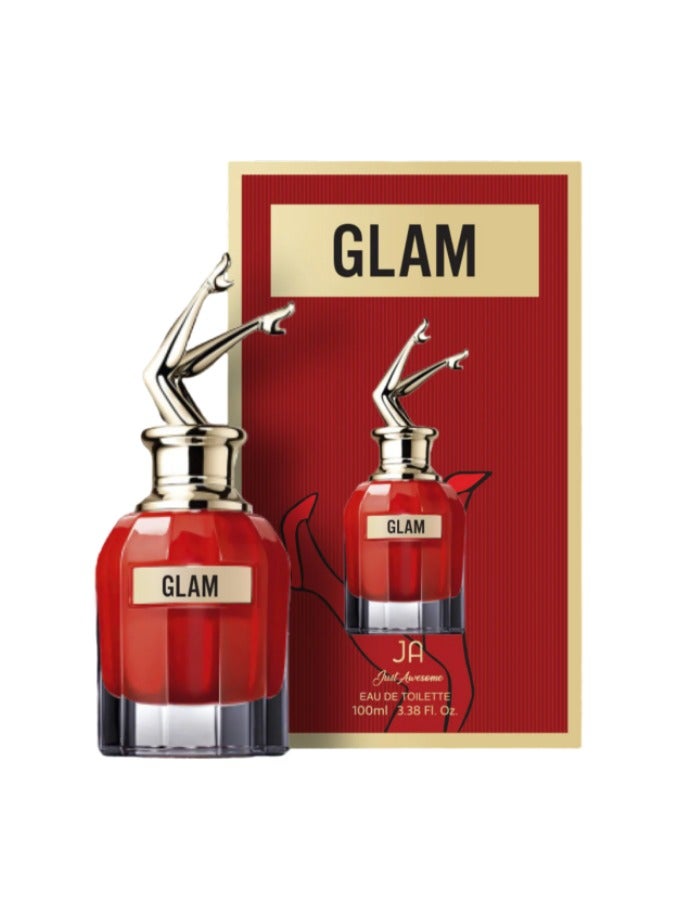 JA Just Awesome Glam Eau de Toilette - 100ml | Fresh & Long-lasting  - Image 1