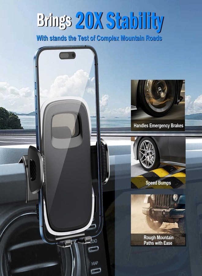 ELOHEI Phone Mount for Toyota Tacoma with Custom Base, Custom Fit Car Phone Holder for Tacoma 2016 2017 2018 2019 2020 2021 2022 2023 2024, 3rd Gen Accessories - Image 4