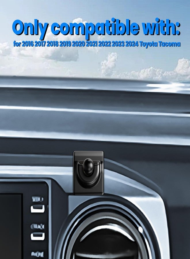 ELOHEI Phone Mount for Toyota Tacoma with Custom Base, Custom Fit Car Phone Holder for Tacoma 2016 2017 2018 2019 2020 2021 2022 2023 2024, 3rd Gen Accessories - Image 2