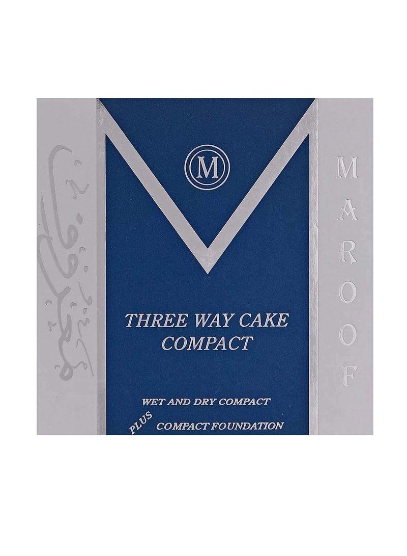 MAROOF Three Way Cake Wet and Dry Compact Foundation - Image 3