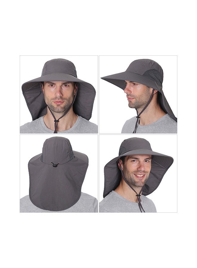 NIBEMINENT Outdoor Sun Protection Fishing Cap With Neck Flap - Image 4